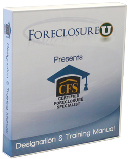 Certified Foreclosure Specialist